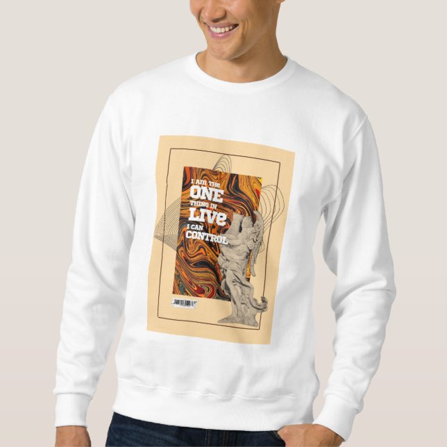  Self Control Motivational sweatshirt (Vorderseite)