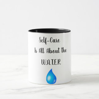 Self-Crae dreht sich alles um den W.AT.E.R. Becher Tasse