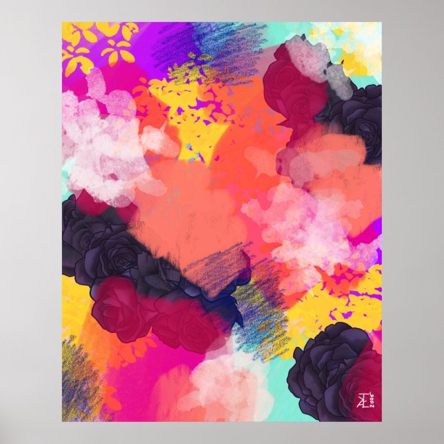 Self Expression Art Print, Poster (Semi-Gloss) (Devant)