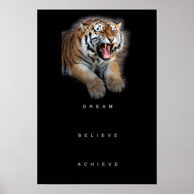 self improvement positive toughts poster (Vorne)