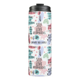 Self Love Affirmations Thermosbecher