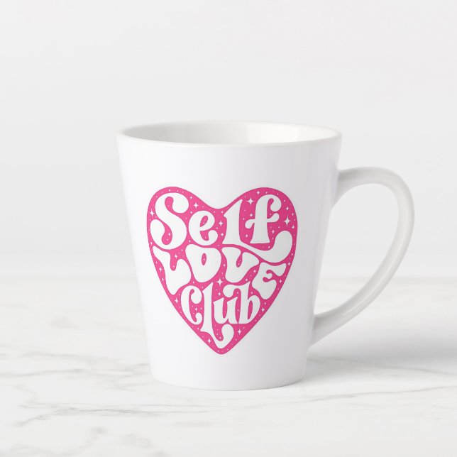 Self-Love-Club-Kaffeetasse Milchtasse (Rechts)