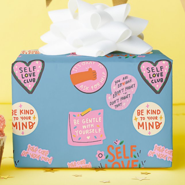 Self love gift wrap geschenkpapier (Von Creator hochgeladen)