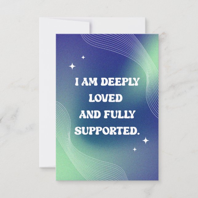 Self Love, Motivational, Inspirational Quote Dankeskarte (Vorderseite)
