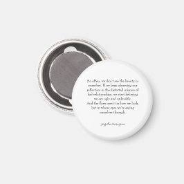 self-love quote magnet