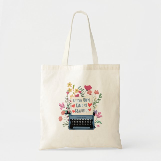 Self Love Quote Tote Bag  Tragetasche (Vorne)
