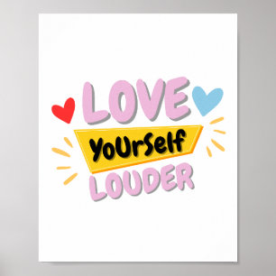 Self-Love-Zitat-Wandkunst Poster
