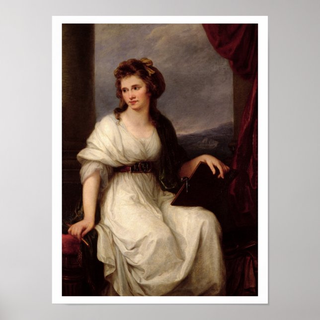 Self Portrait, 1787 (oil on canvas) Poster (Vorne)