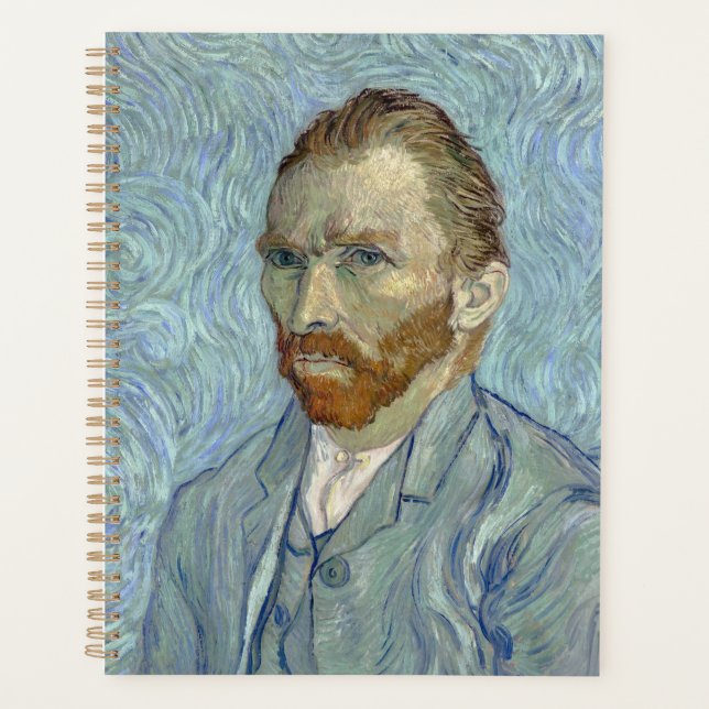 Self Portrait 1889 by Vincent van Gogh Planer (Vorderseite)