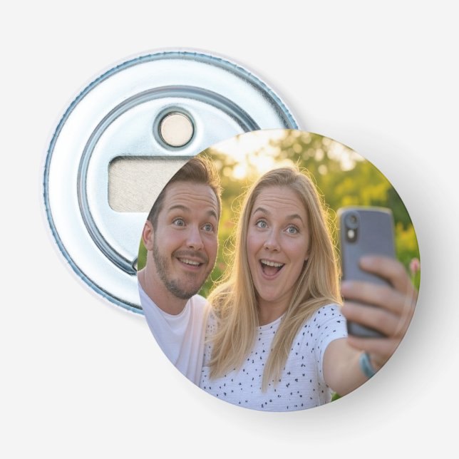 Selfie anpassen flaschenöffner (Vorderseite)