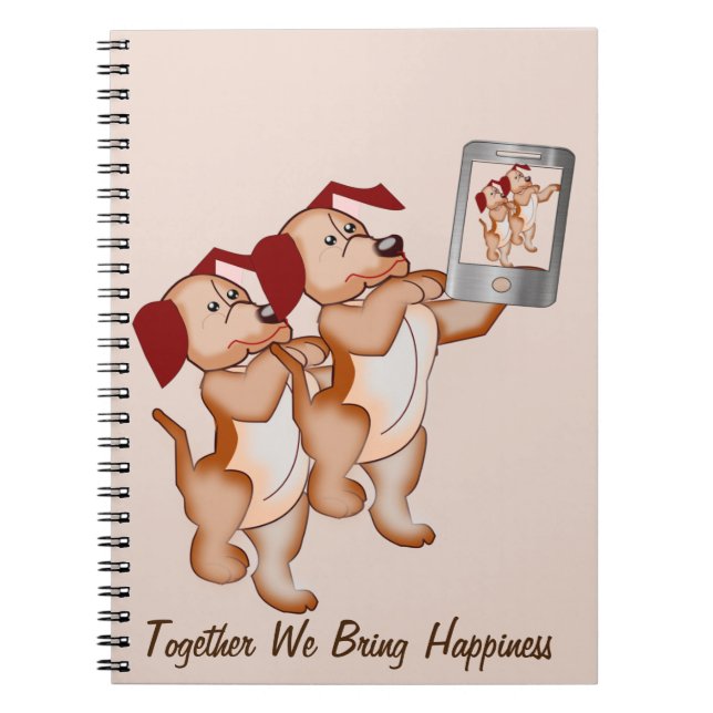 Selfie Buddies Notebook Notizblock (Vorderseite)
