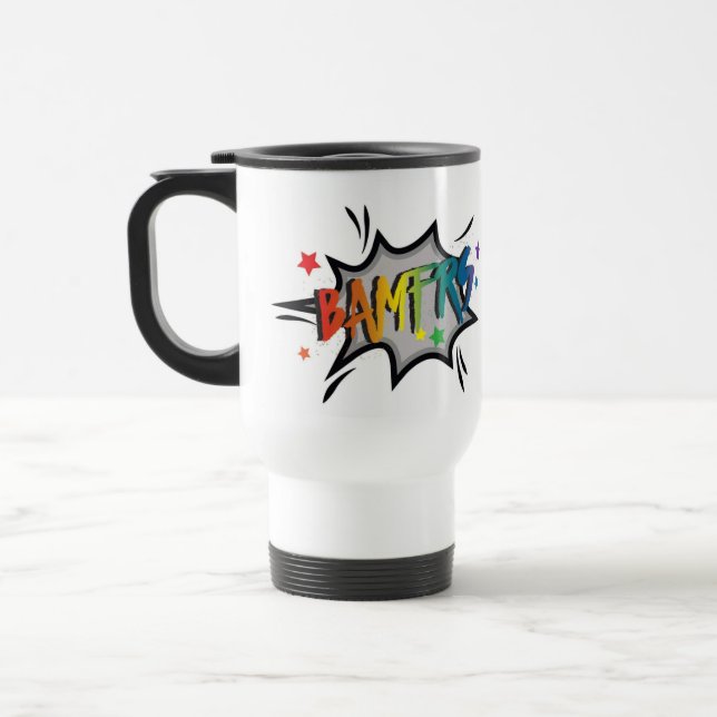 Selfie d'Epilepsie de Mug de Voyage de Rainbow BAM (Gauche)