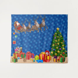Selfie Foto Weihnachten Weihnachtsgeschenk fallen Wandteppich