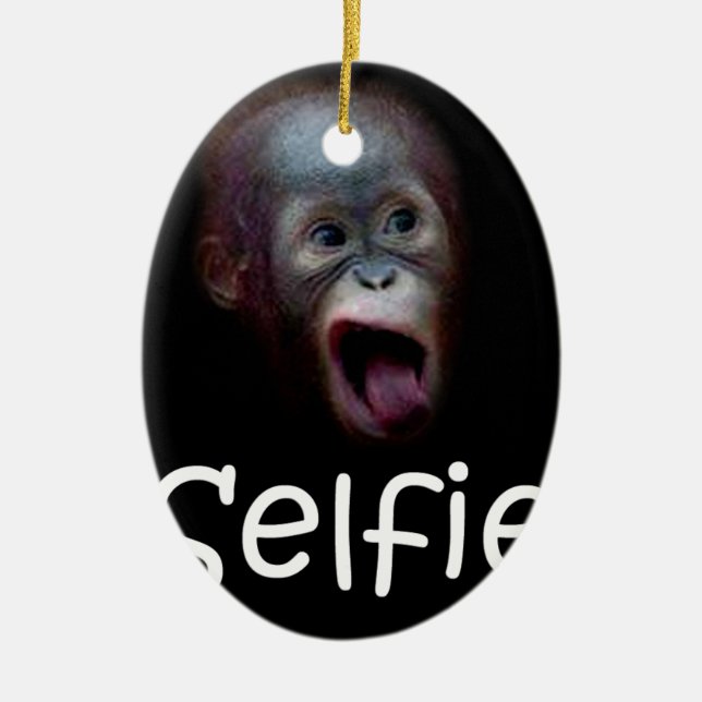 Selfie Keramikornament (Vorne)