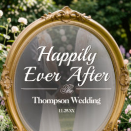 Selfie Mirror Decal - DIY Wedding Decoration Fensteraufkleber