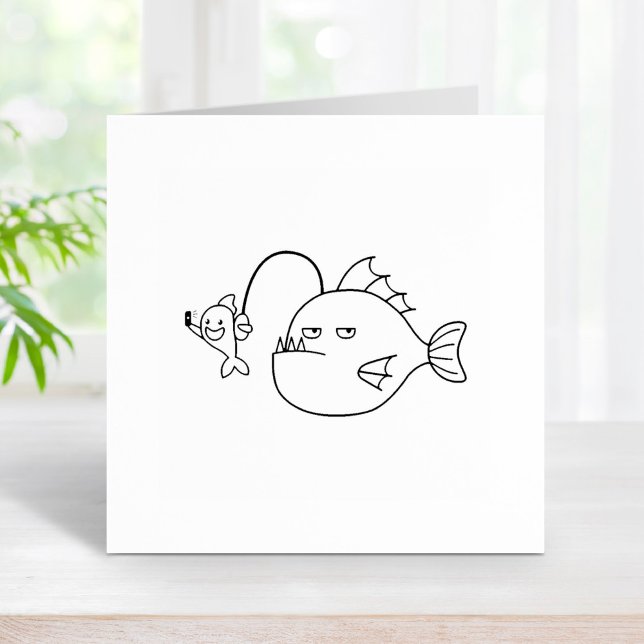 Selfie mit Seeteufel Permastempel (Von Creator hochgeladen)