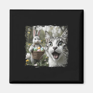 Selfie Osterkatze mit Ostersonnigen Erwachsenen K Magnet