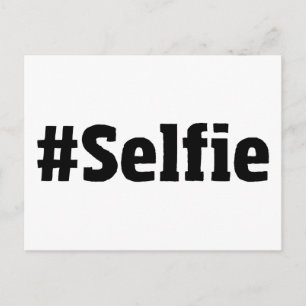 #Selfie Postkarte