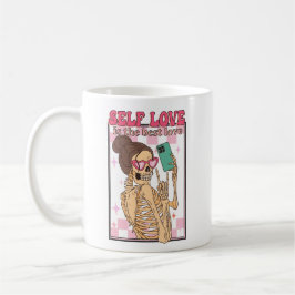 Selfie Skeleton Seleton Seleton Selfon Selfon Self Kaffeetasse