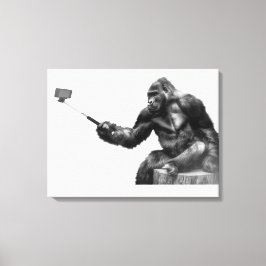 Selfie-Stick-Leinwandkunst Leinwanddruck