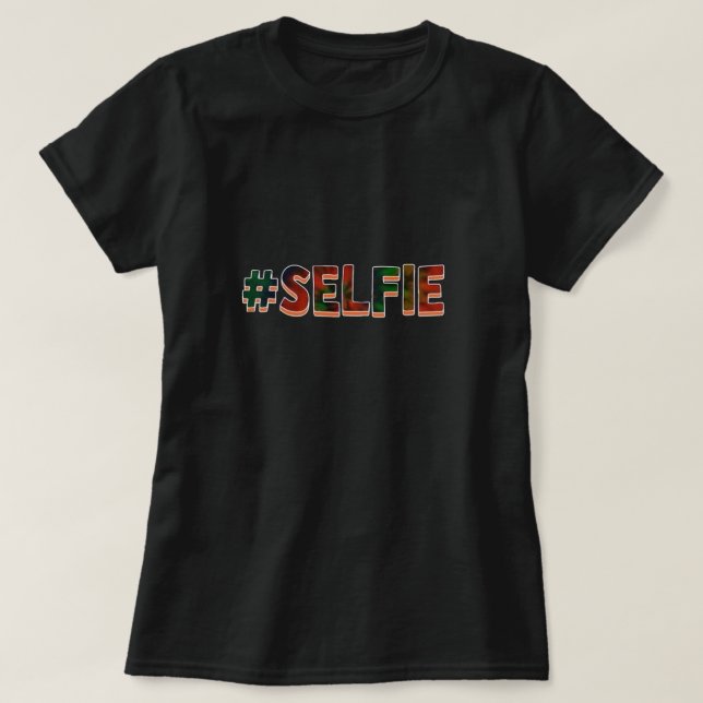 #Selfie T-shirt (Design devant)