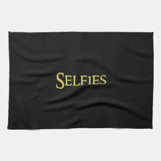 Selfies serviette de cuisine, à vendre !