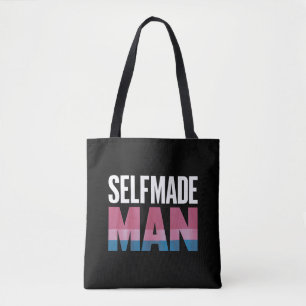 Selfmade Man Transgender Trans Pride Flag Transsex Tasche