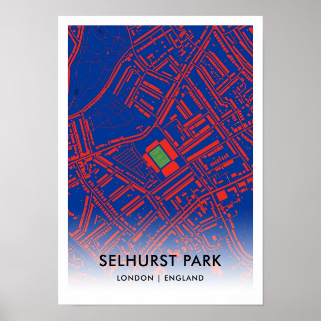 Selhurst Park Stadium - Zuhause des Crystal Palace Poster (Vorne)