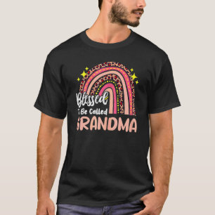 Selig, als Oma Muttertag Regenbogen genannt zu wer T-Shirt