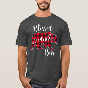 Selig Großmutter Bär Red Buffalo Karo Kariert F T-Shirt