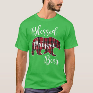 Selig Maimeo Bear Red Tartan Kariert Fun Oma G T-Shirt