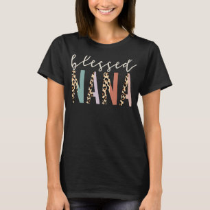 Selig Nana Niedlich Leopard Print Mother Day T-Shirt