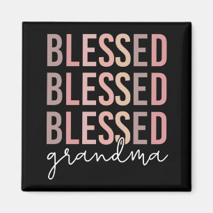 Selig Oma   Geschenke für Oma Magnet