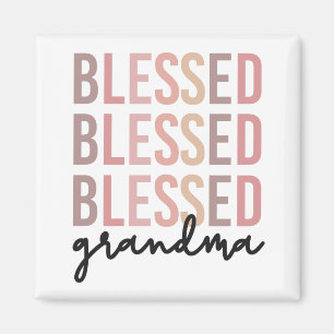 Selig Oma   Geschenke für Oma Magnet