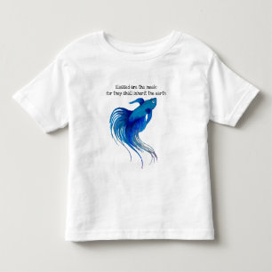 Selig sind die Meek Fish Kleinkind T - Shirt