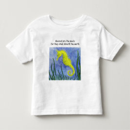 Selig sind die Meek Seepferd Kleinkind T - Shirt