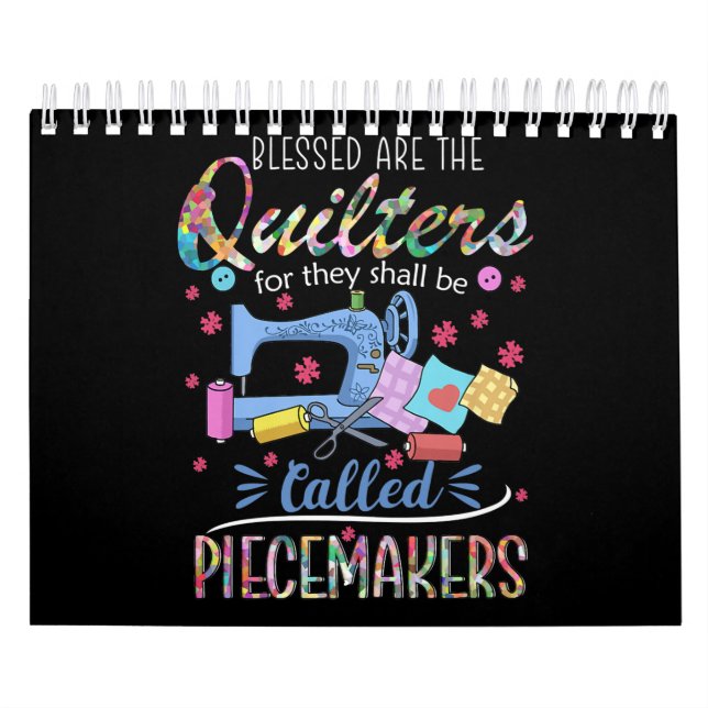 Selig sind die Quilter für sie werden Piecemaker Kalender (Titelbild)