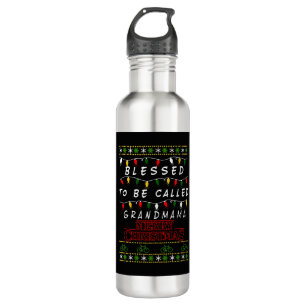 Selig zu sein Grandmama Oma Geschenk Weihnachten Edelstahlflasche