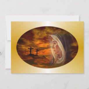 Selige Jungfrau Mary Calvary Einladung