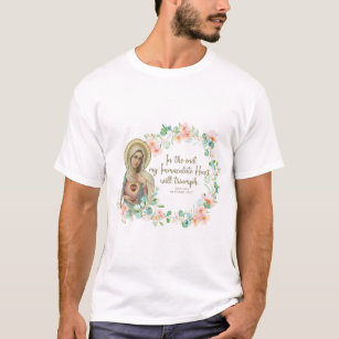 Selige Jungfrau Mary Fatima Religiöse Katholik T-Shirt
