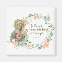 Selige Jungfrau Mary Fatima Religious katholische Magnet
