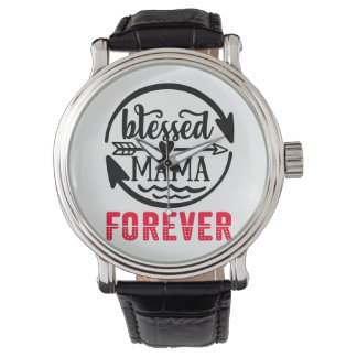 Selige Mama für immer Armbanduhr