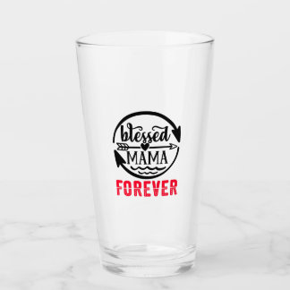 Selige Mama für immer Glas