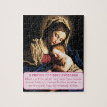 Selige Mutter mit dem Christ-Kind-Jungen Keepake