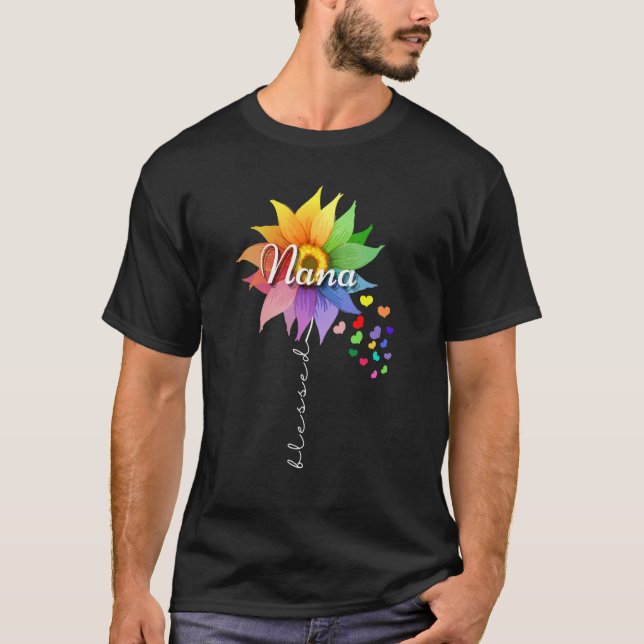 Selige Nana-Blume für Oma T-Shirt (Vorderseite)