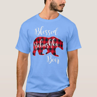 Seligen Babushka Bären Red Buffalo Karo Kariert Gr T-Shirt