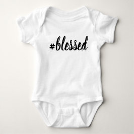 #Seligen Baby Bodysuit Gesegnet Hashtag Strampler