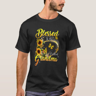 Seligen, die Bezeichnung Oma Sunflower Oma 4 T-Shirt