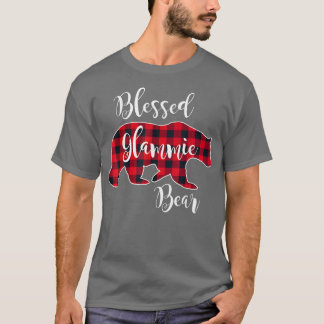 Seligen Glammie Bear Red Buffalo Karo Kariert Gran T-Shirt