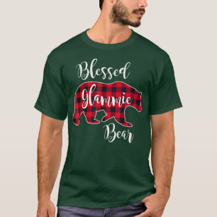 Seligen Glammie Bear Red Buffalo Karo Kariert Gran T-Shirt